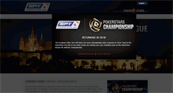 Desktop Screenshot of europeanpokertour.com